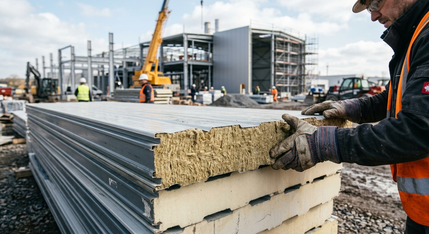 Sandwich Panel Insulation for Pakistan’s PEB Industry: Rockwool vs PUF — How to Get the Specification Right