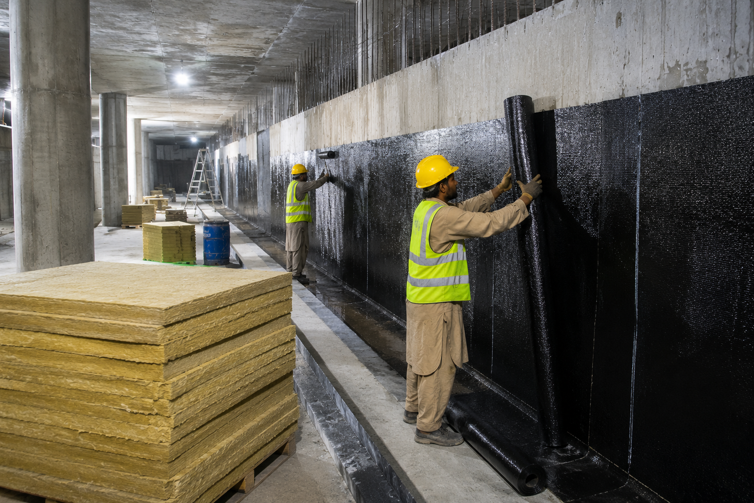 Basement & Underground Parking Insulation in Pakistan: Waterproofing and Thermal Performance