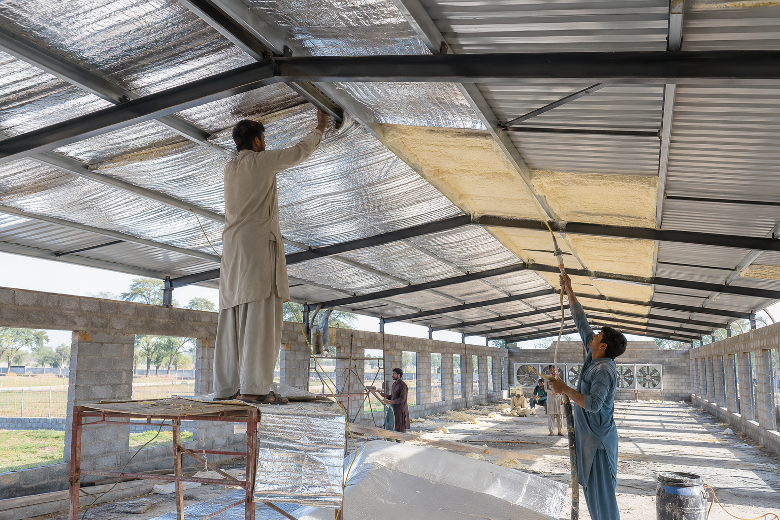 Insulation for Poultry and Livestock Farms in Pakistan