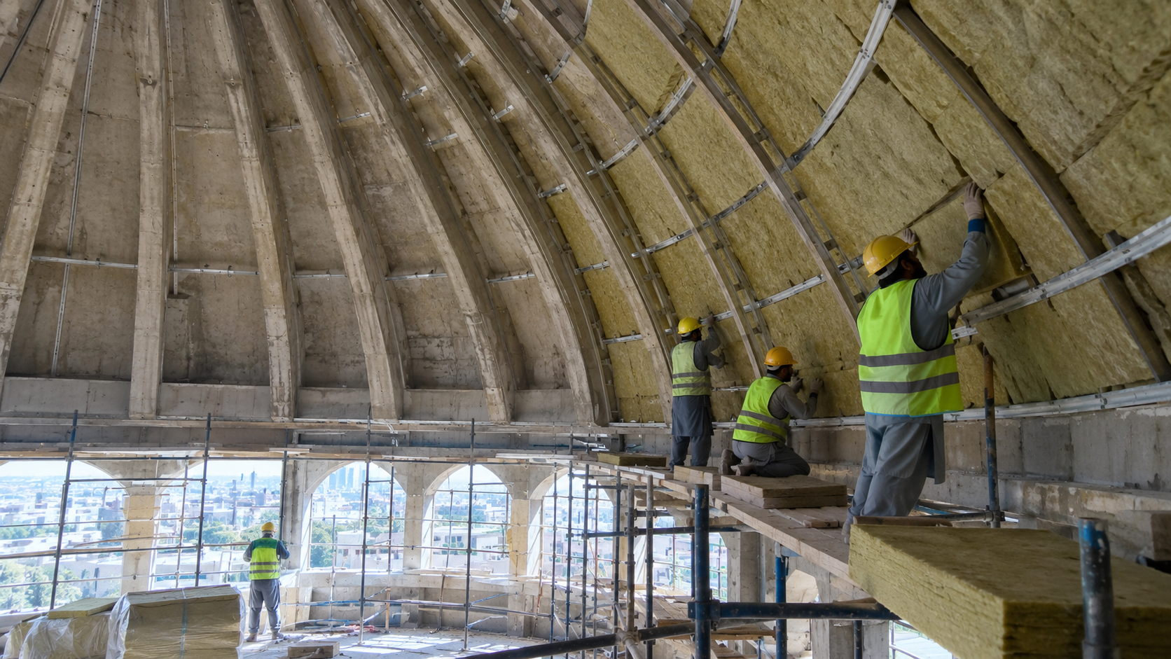Insulation For Mosques & Large-span Religious Buildings in Pakistan